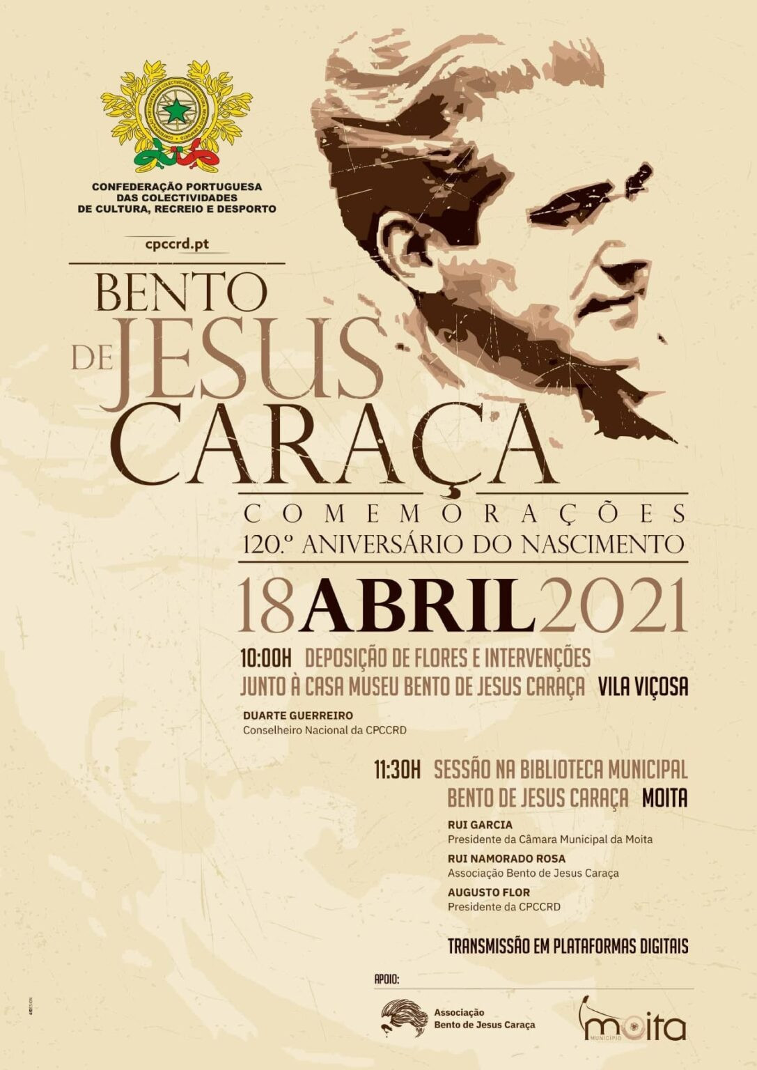 120.º aniversário de Bento de Jesus Caraça