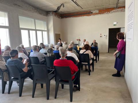 Aspeto da participação na cerimónia