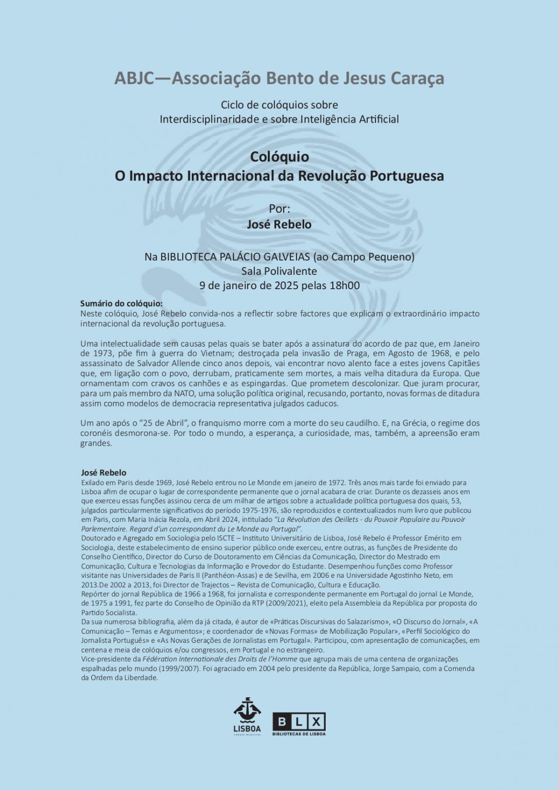 Colóquio 9 janeiro 2025