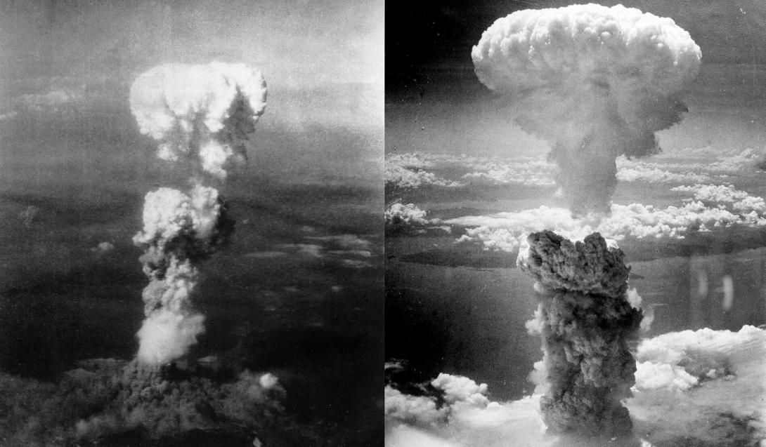 Bombas atómicas sobre as cidades japonesas de Hiroshima e Nagasaqui